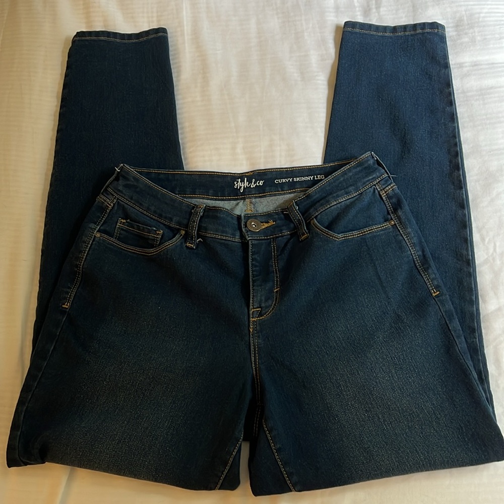 Style & co curvy skinny jeans
